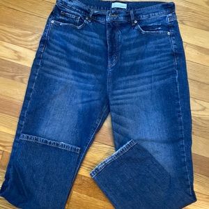 Loft. The Straight Crop jeans. 10/30.